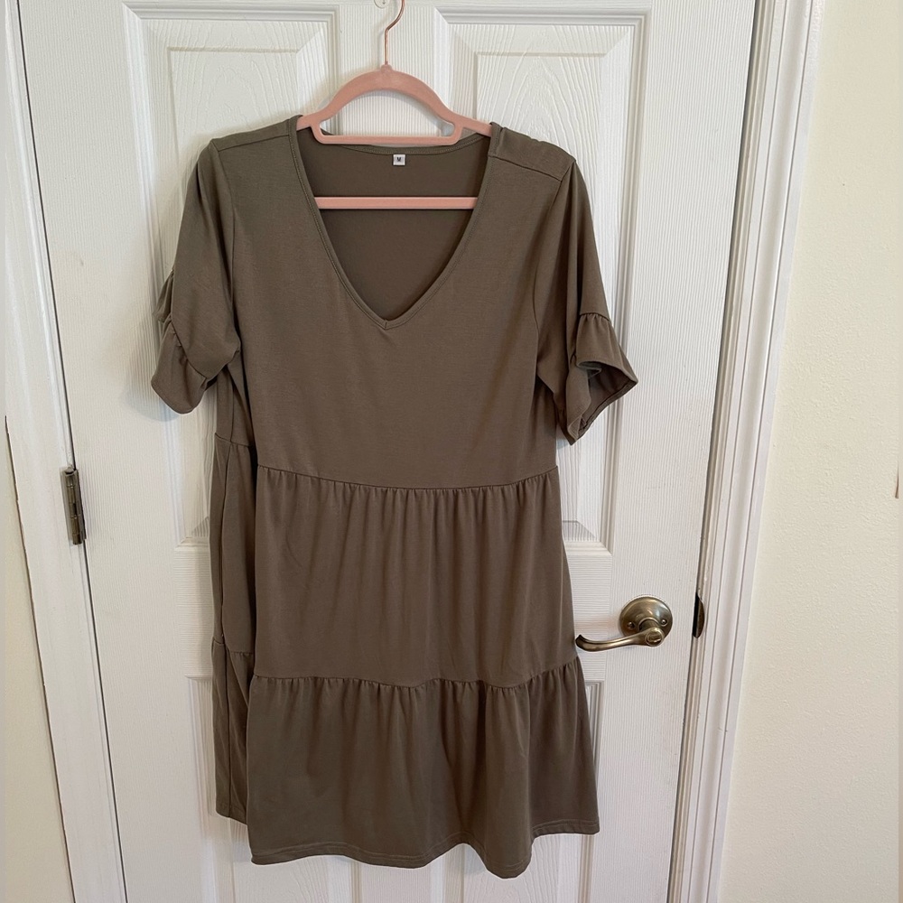 Size M Olive Green Dress